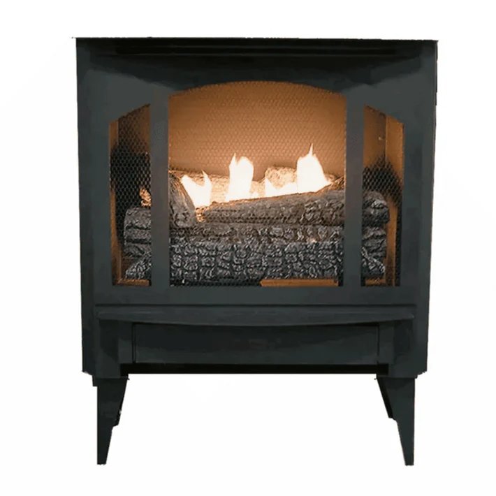 Buck Stove Model T-33 Gas Stove with Legs and Blower 