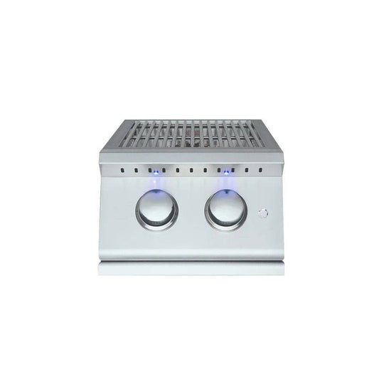 RCS Premier Double Side Burner w/ LED Lights - RJCSSBL 