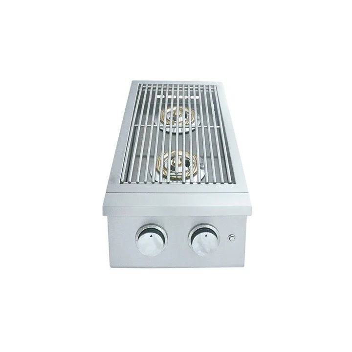 RCS Premier Double Side Burner w/ LED Lights - RJCSSBL 