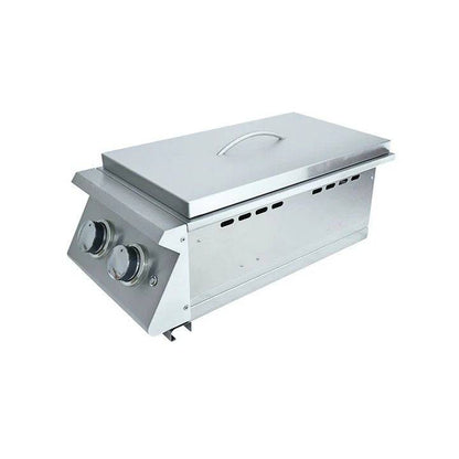 RCS Premier Double Side Burner w/ LED Lights - RJCSSBL 