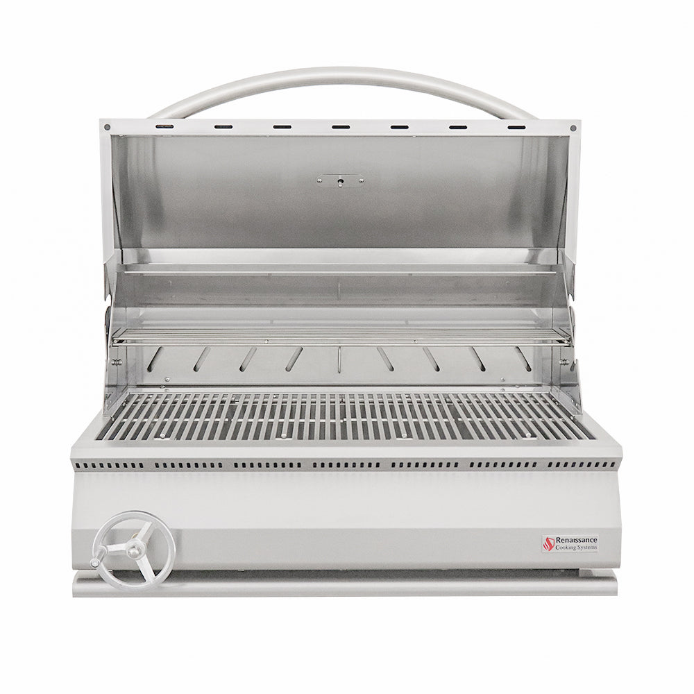 RCS 32" Premier Built-In Charcoal Grill - RJCC32A 